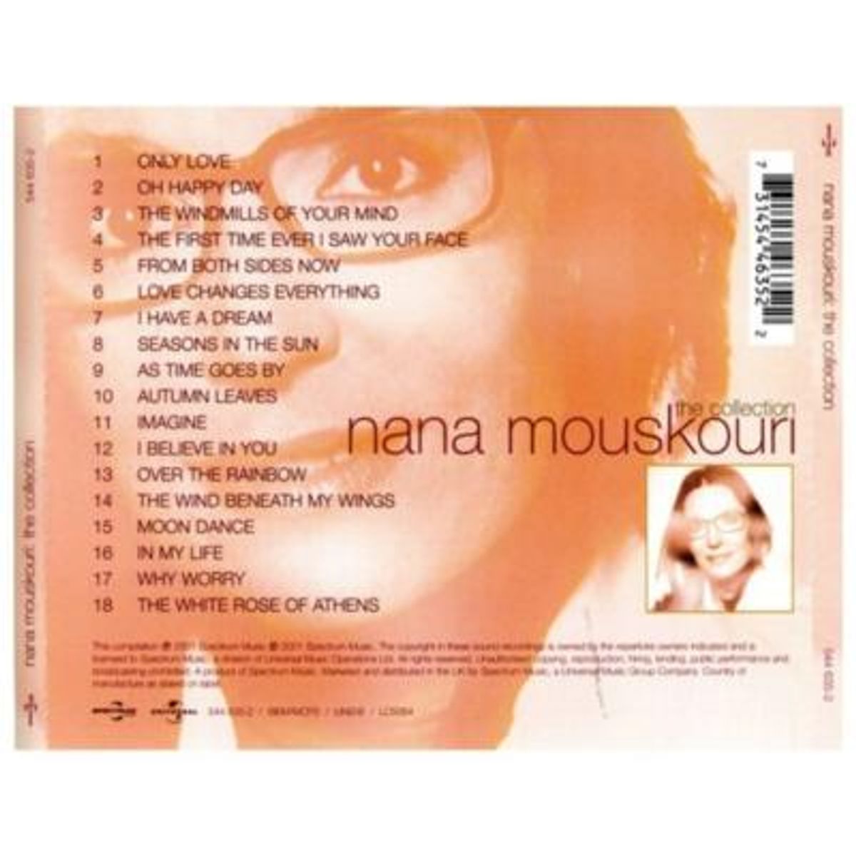 HITWAY MUSIC - NANA MOUSKOURI - THE COLLECTION - CD HITWAY MUSIC