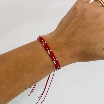 Imagen 2 del producto Conjunto de 3 Pulseras Rojas