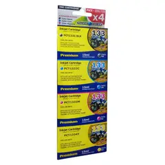 PACIFIC COLOR - Pack Tintas Epson 133 Alternativas