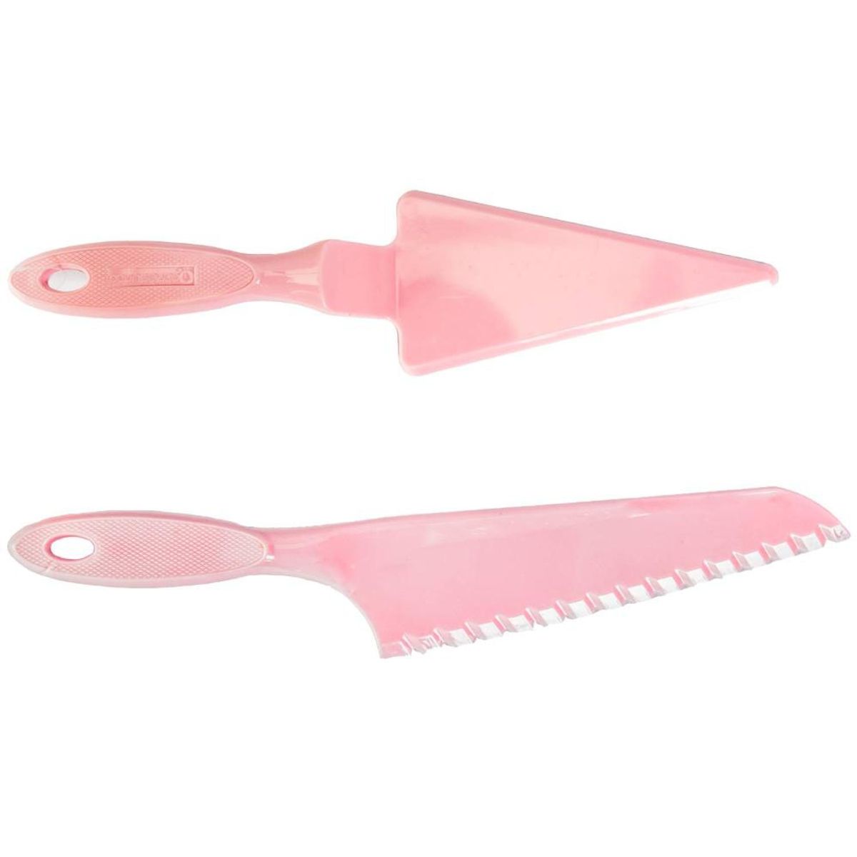 CASASUNCO - SET PARA TORTA CUCHILLO Y ESPATULA ROSADO