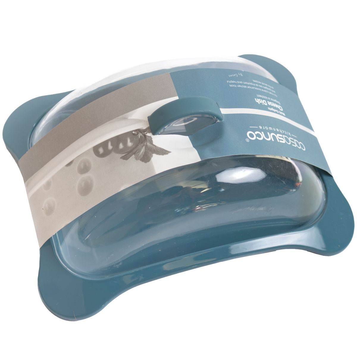KITCHENWARE - QUESERA CON TAPA AZUL