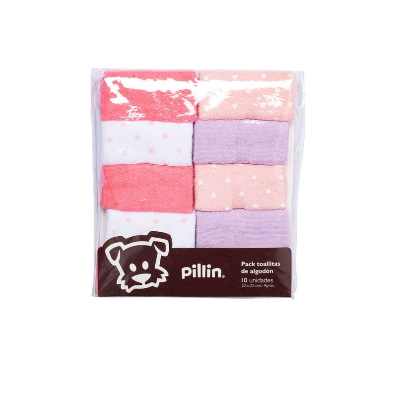 PILLIN - Set Toallitas Bebe Algodón Temporadas Niña Multicolor PILLIN