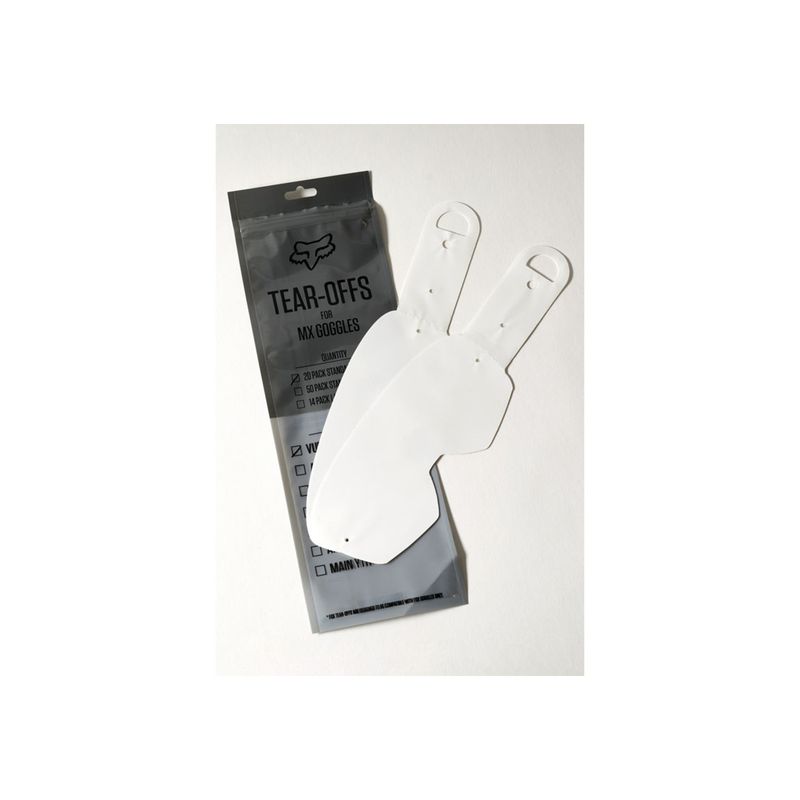 FOX - Repuesto Antiparra Tear Off Air Space/Main Transparente 2020/2021 Fox FOX