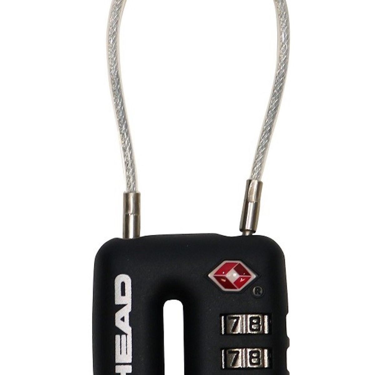 HEAD - Candado Viaje Cable Tsa Negro Head