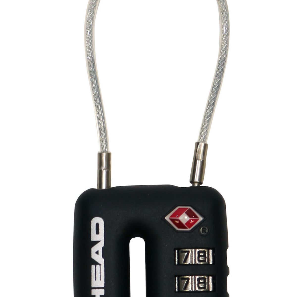 HEAD - Candado Viaje Cable Tsa Negro Head