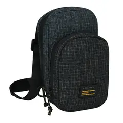 HEAD - Porta Documentos Vip Ripstop Negro Gris