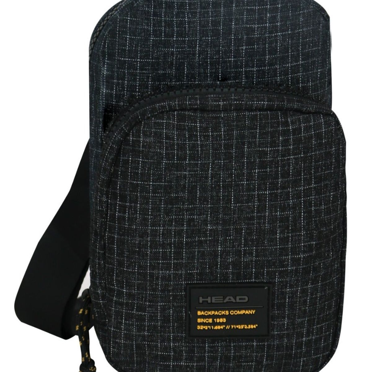 HEAD - Porta Documentos Vip Ripstop Negro Gris Head