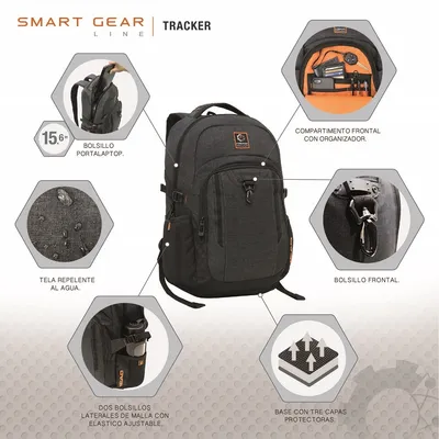 Imagen 2 del producto Mochila Ejecutiva Tracker Azul
