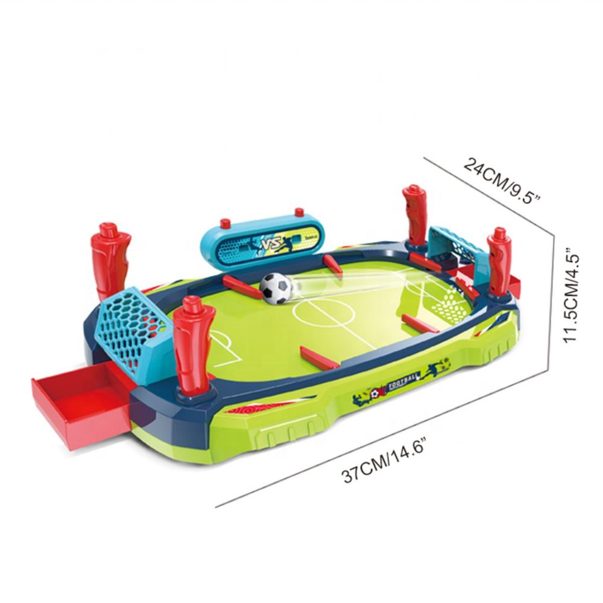 SPACEZAT - Mini Futbolito de Mesa Tipo Flipper