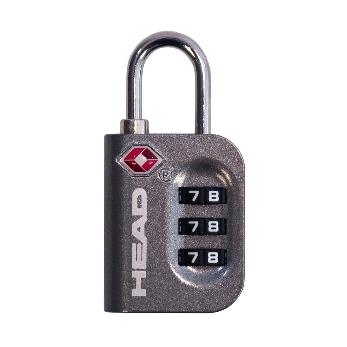 HEAD - Candado Viaje Metálico Tsa Gris Head