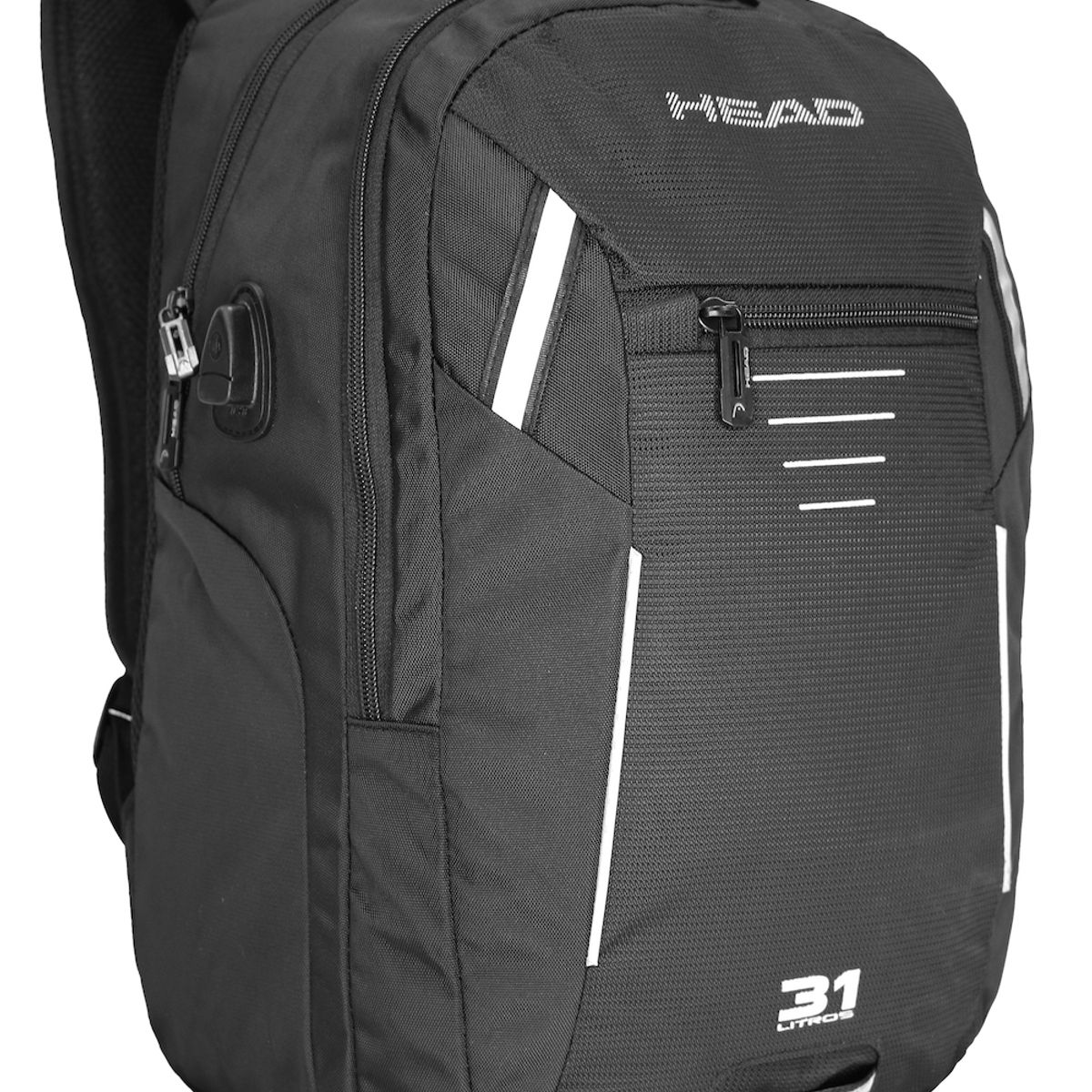 HEAD - Mochila Tecnología Crosstrek USB Negro Head