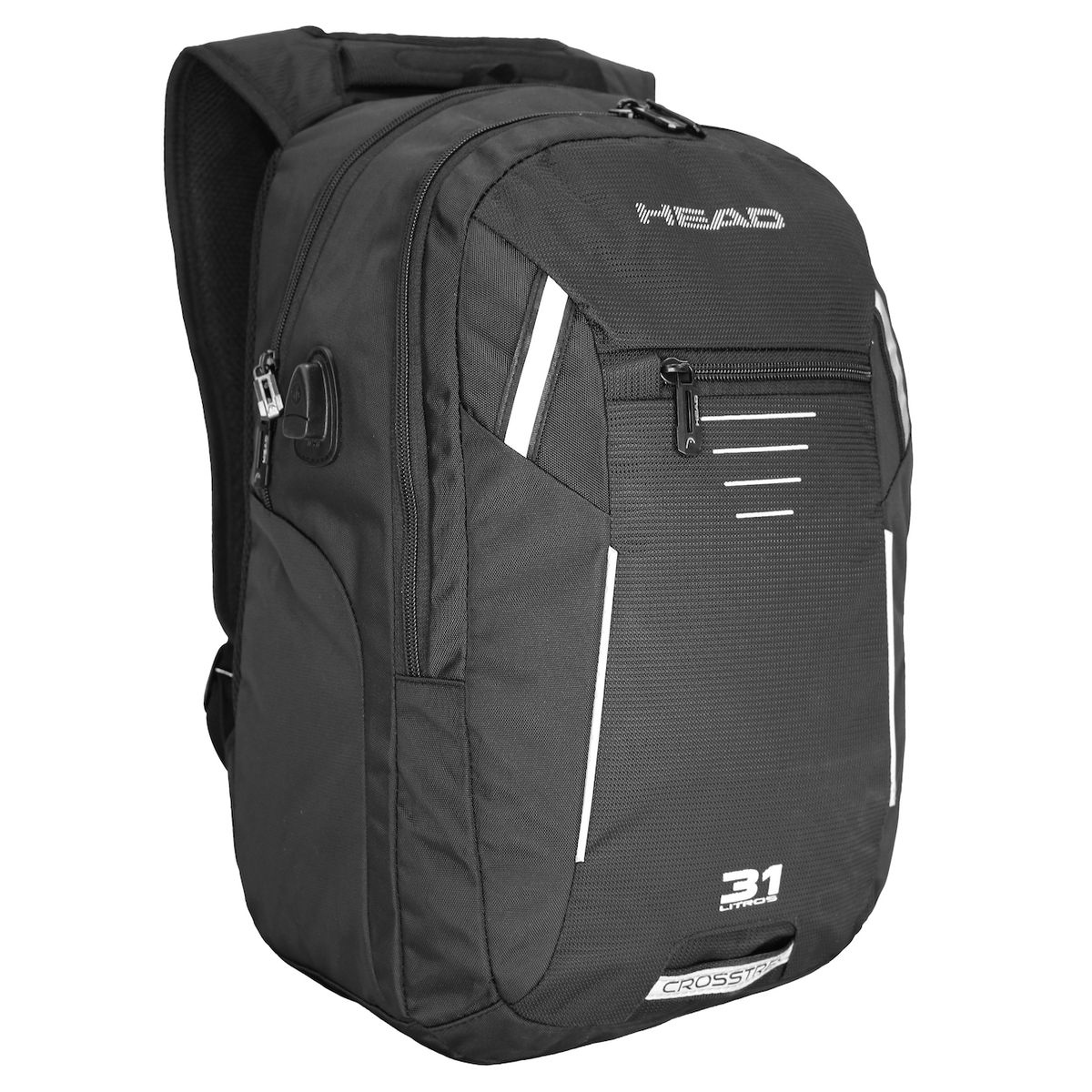 HEAD - Mochila Tecnología Crosstrek USB Negro Head