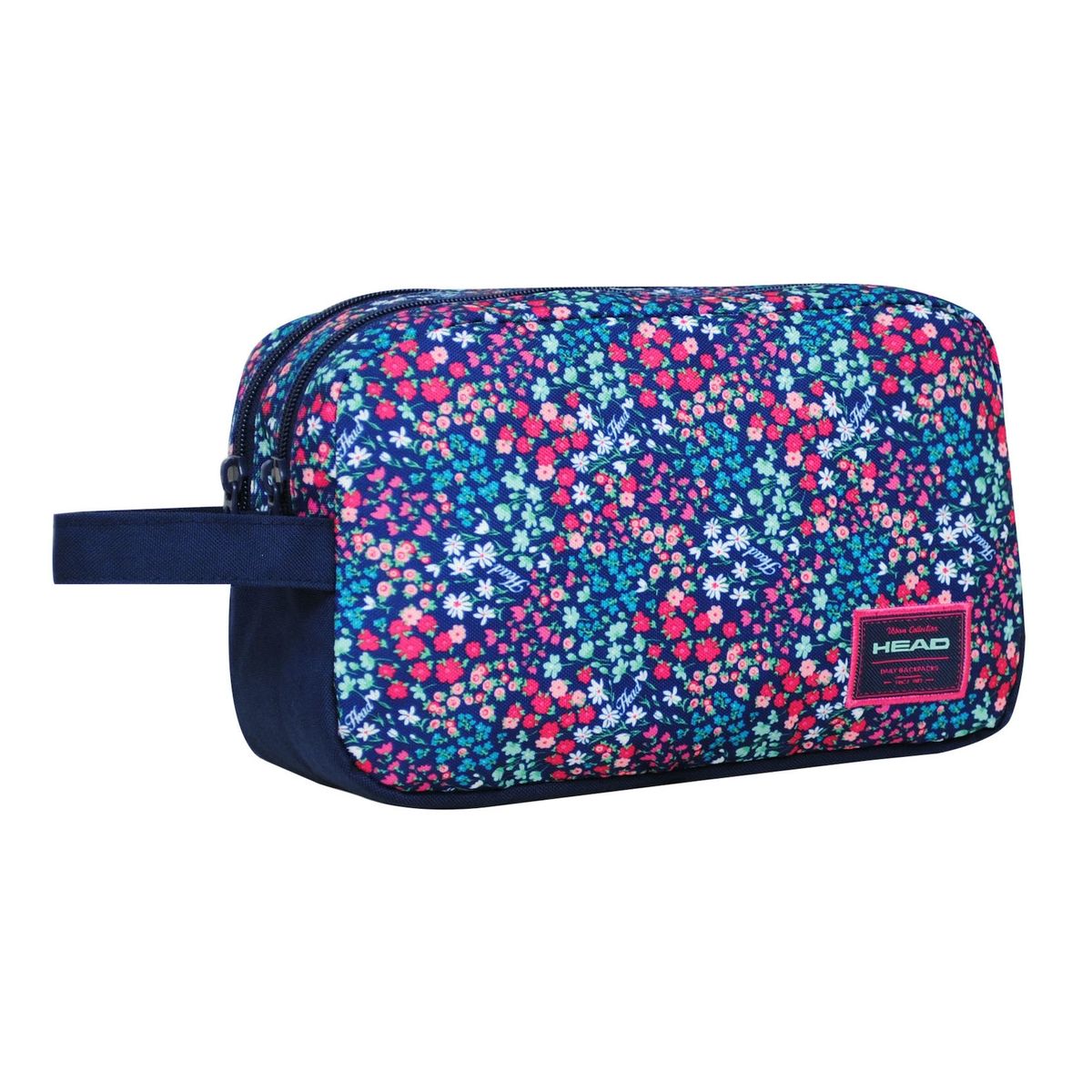 HEAD - Neceser Cosmetiqeuro Polo Azul Florcitas Head   