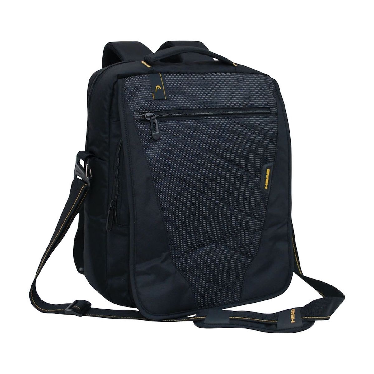 HEAD - Maletín Euro Vertical L Twin Tone Negro Head