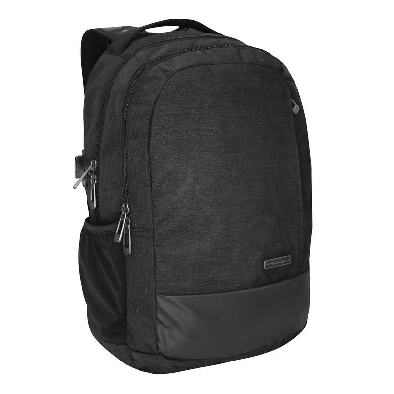 HEAD - Mochila Computación Denver USB Melange Negro Head