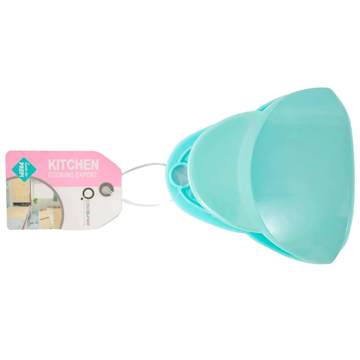 KITCHENWARE - CLIP MAGNETICO PARA REFRIGERADOR CELESTE