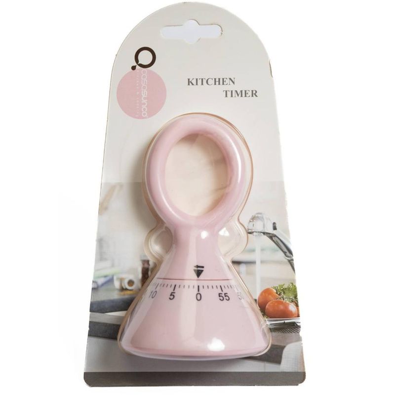 KITCHENWARE - TEMPORIZADOR DE COCINA ROSADO
