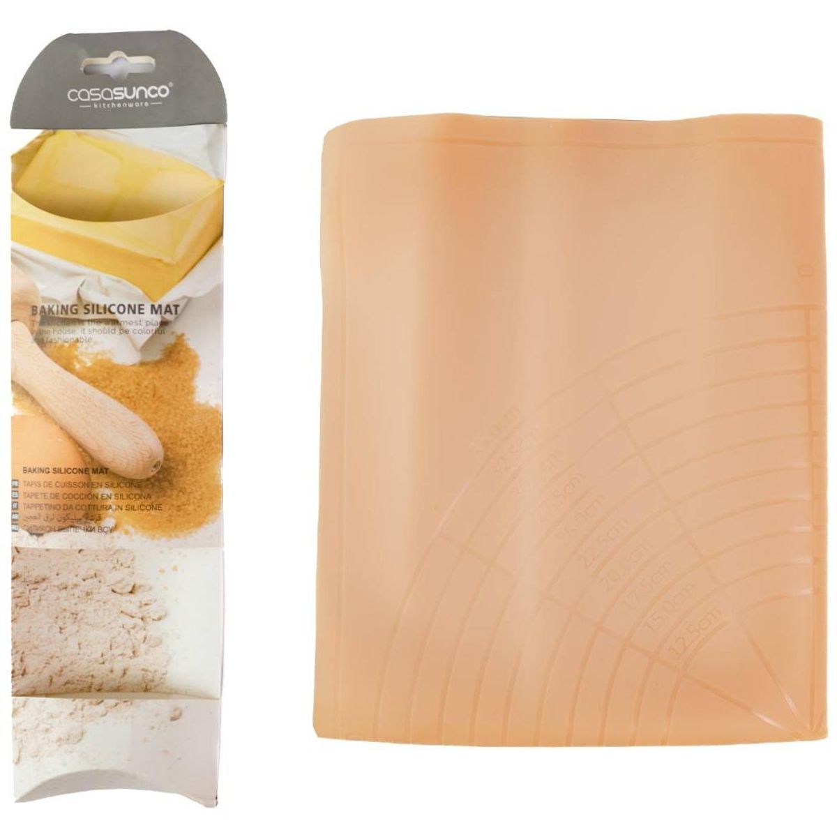 KITCHENWARE - LAMINA DE SILICONA 40 x 50 CMS. PARA HORNEAR ROSADO