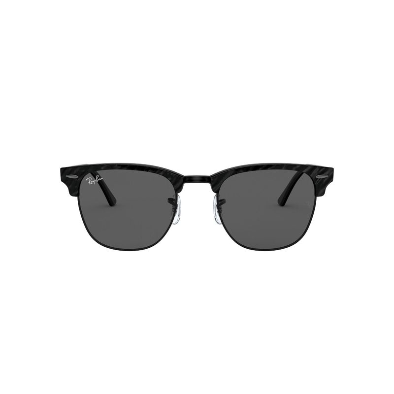 RAY BAN - Lentes de Sol Clubmaster Wrinkled Black On