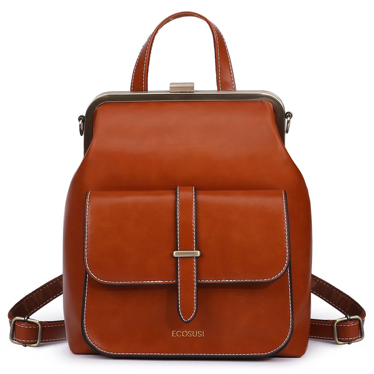ECOSUSI - ECOSUSI MOCHILA & BOLSO CASUAL SHORTY - CAMEL