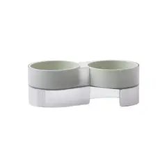 PIDAN - Bowl Doble Para Mascotas Tipo S - Verde