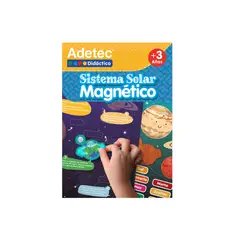 ADETEC - Juego Didáctico Sistema Solar Láminas Magnéticas