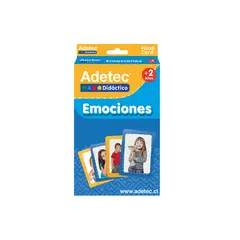 ADETEC - Juego Didáctico Flash Cards - Emociones 117x178 Cm