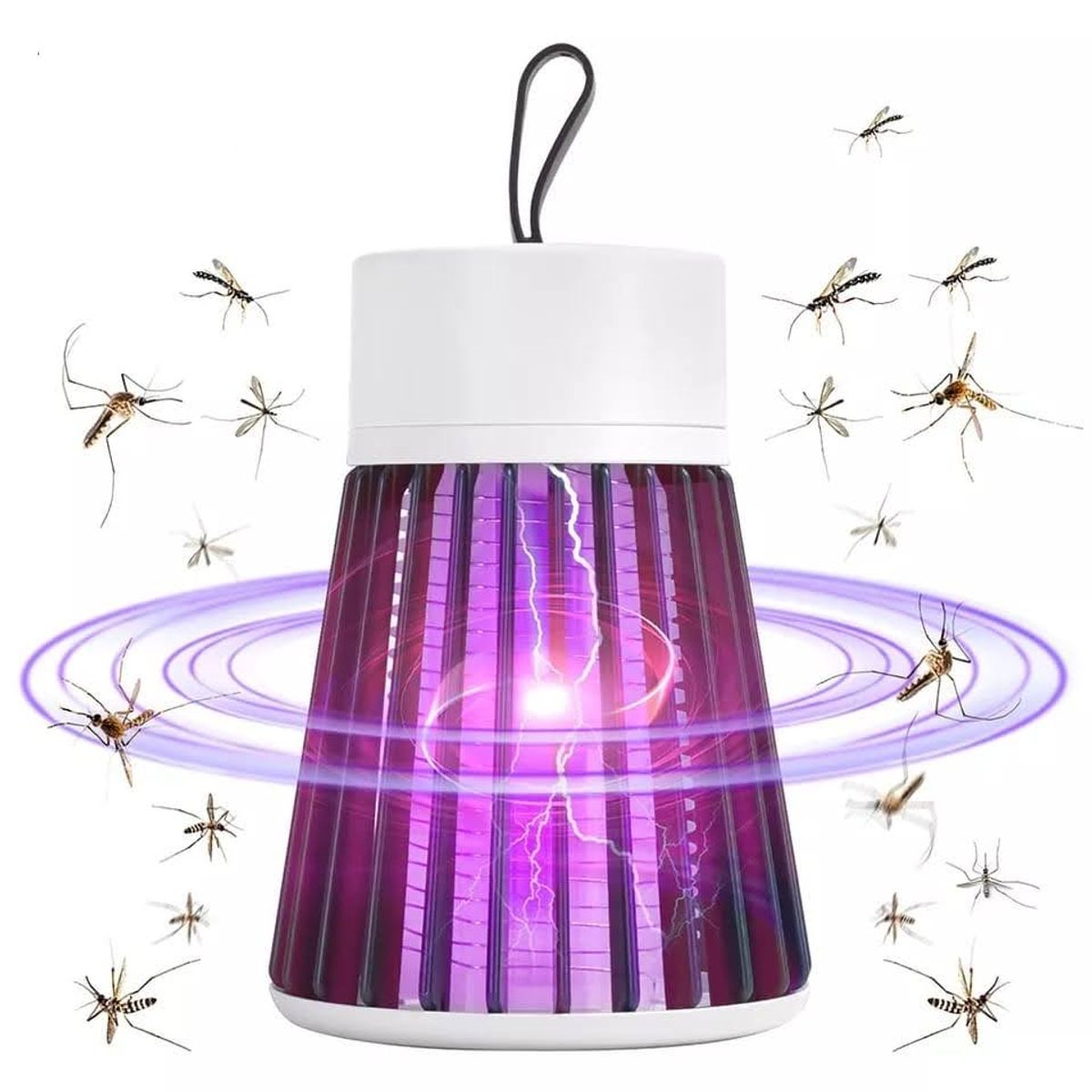 GENERICO - Lampara Mata Insectos Electrocutador Mata Zancudos Mosquitos