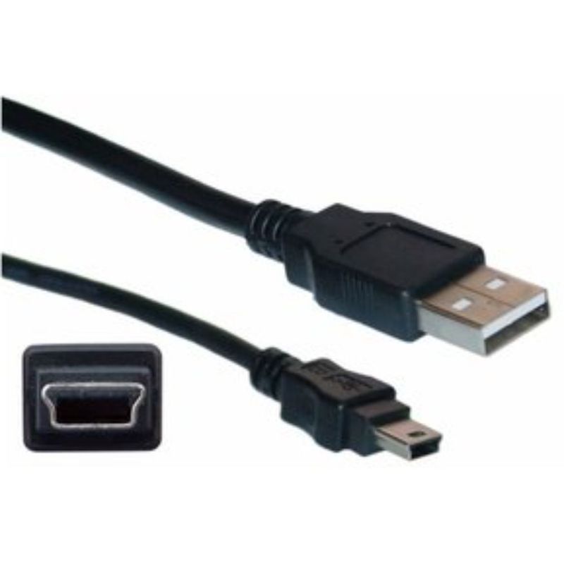 GENERICO - Cable mini usb v3 para control de playstation 3 joystick ps3