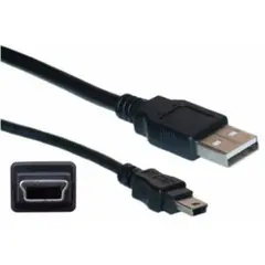 GENERICO - Cable mini usb v3 para control de playstation 3 joystick ps3