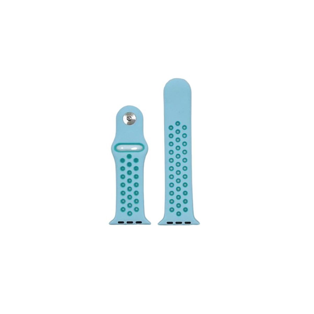 GENERICO - Correa deportiva para Apple Watch y similares 42-44-45mm SM VERDEVERDE