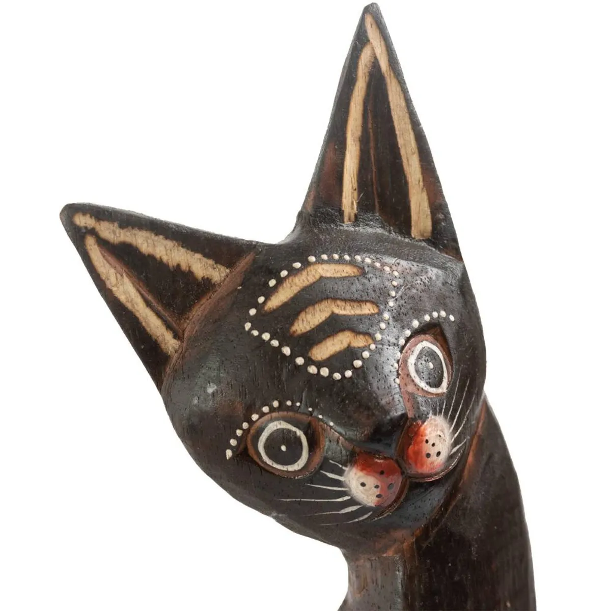 PROPLASTIC - SET DE 3 GATOS MADERA MARRON