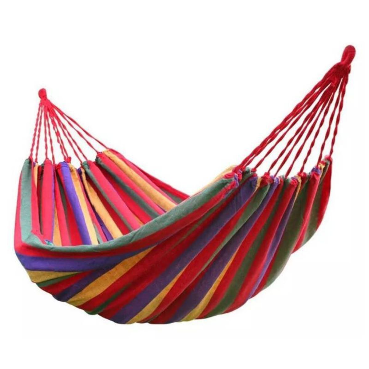 GENERICO - Hamaca Algodón Tricolor 2 Plazas 190X100 Cm