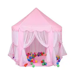 GENERICO - Carpa Infantil Castillo Princesa Rosada