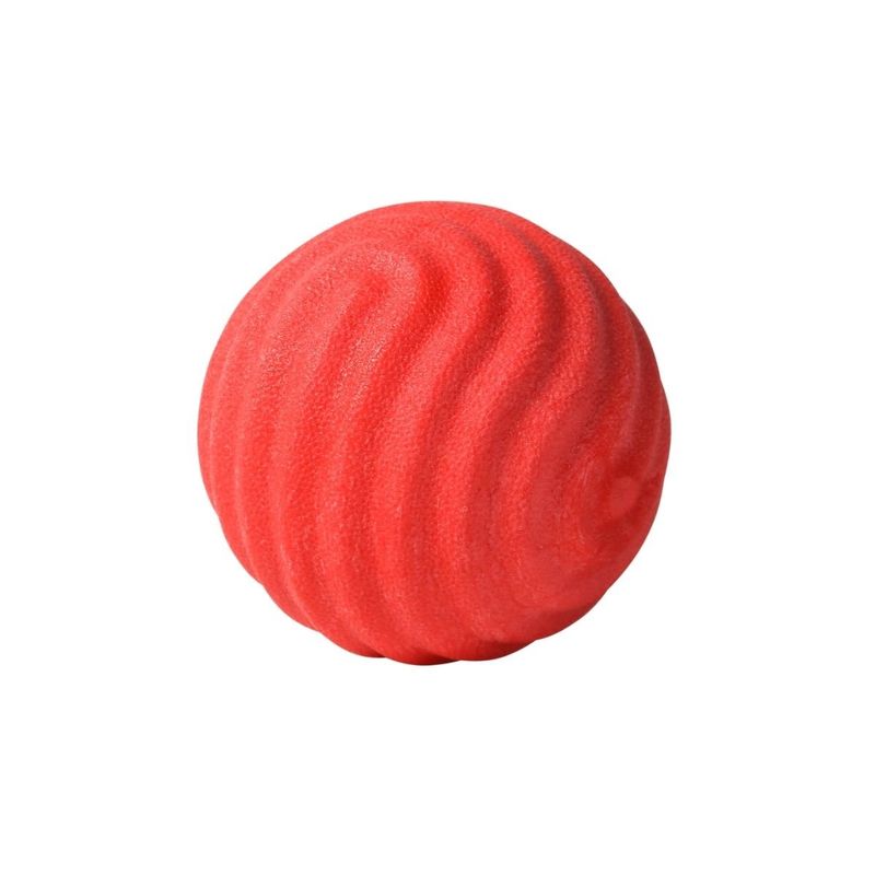 PIDAN - Pidan Pelota Perro Antiestrés Textura Ondulada Agua Rojo