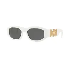 VERSACE - Lentes De Sol Blanco Biggie