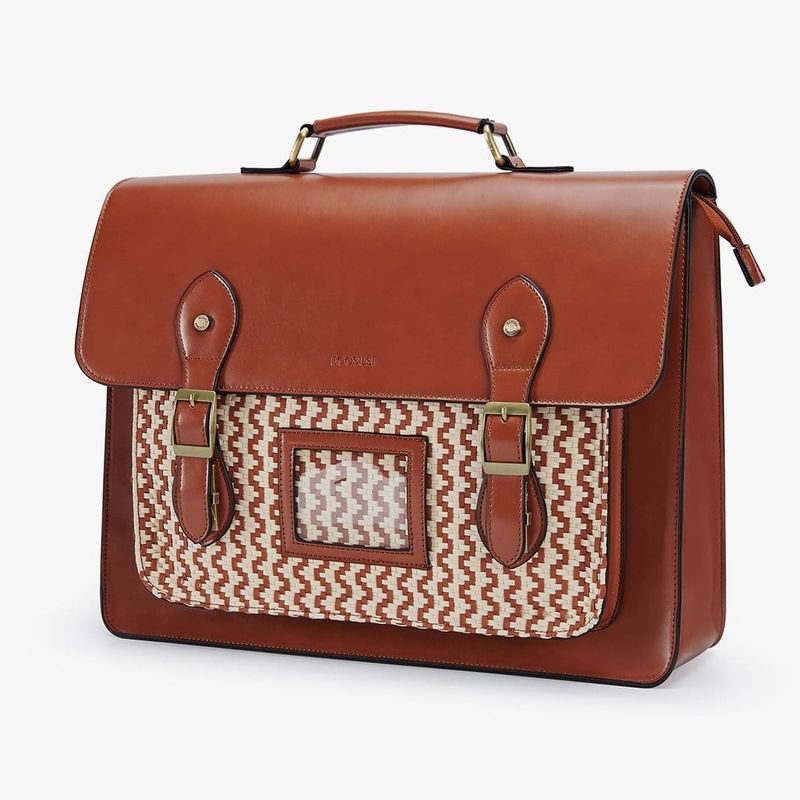 ECOSUSI - Ecosusi Maletín Messenger bag WAFFLES para laptop 156”