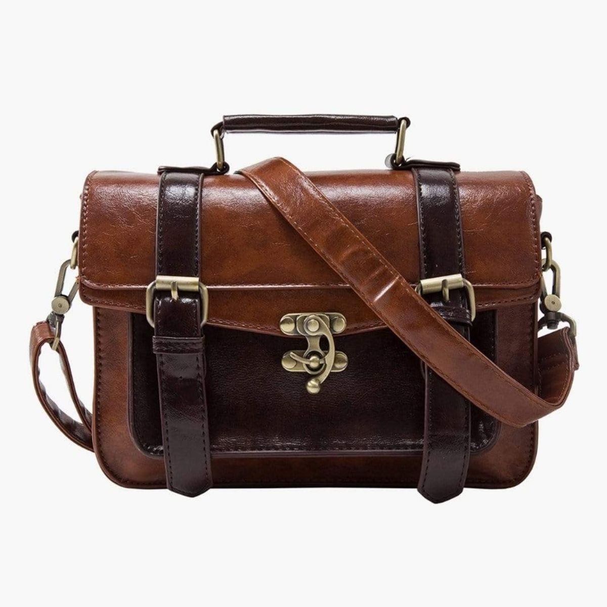 ECOSUSI - Ecosusi Maletín pequeño COFFEE - marrón oscuro