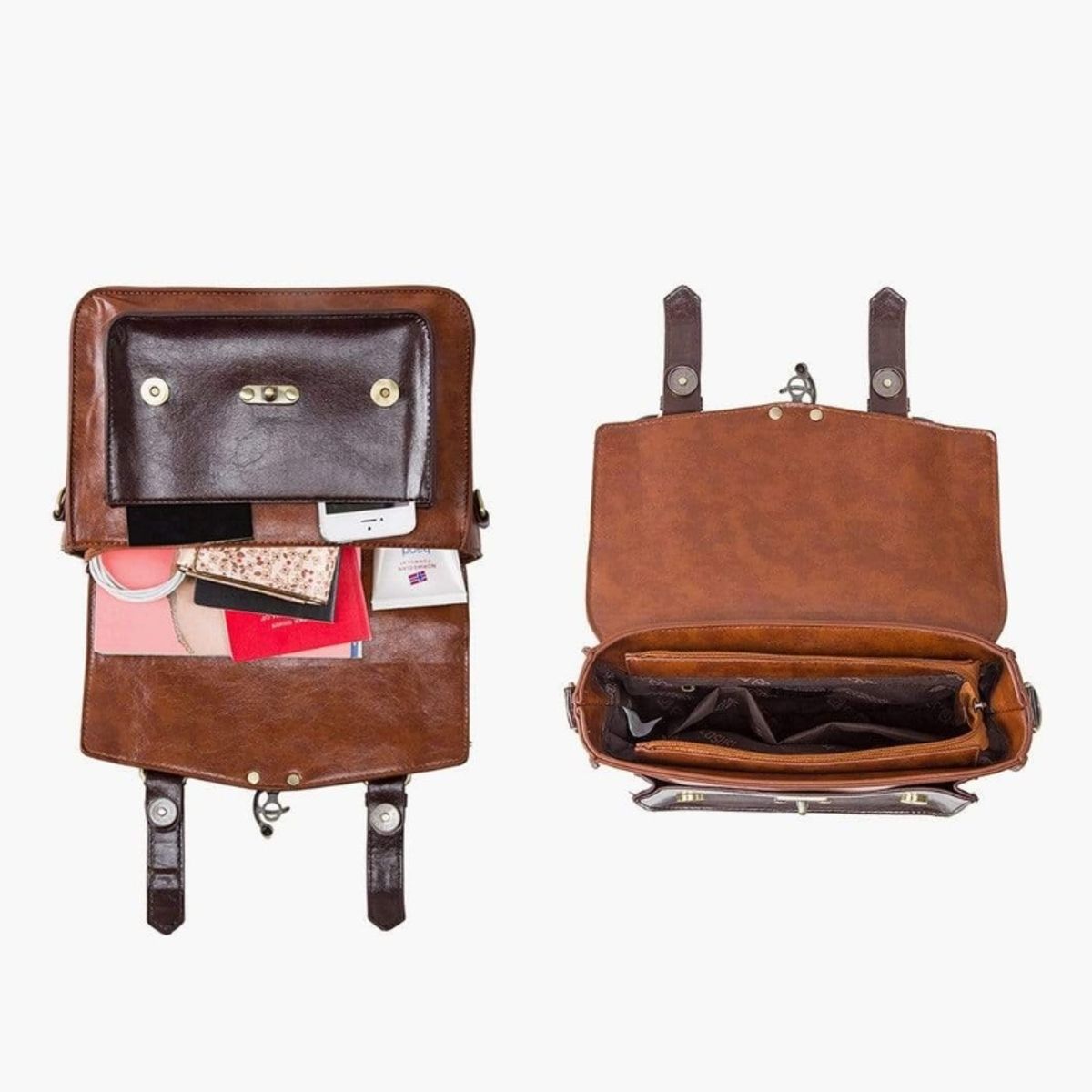 ECOSUSI - Ecosusi Maletín pequeño COFFEE - marrón oscuro