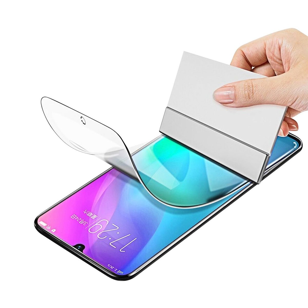 SUNSHINE - Lamina de Hydrogel Transparente Moto E7 Sunshine SS-057 - Lifemax