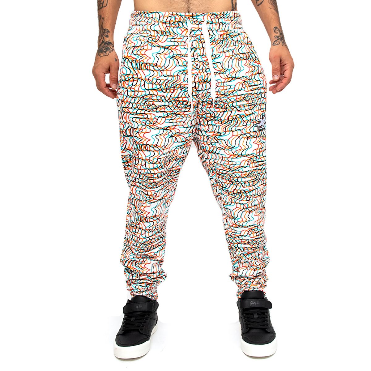 GANGSTA - Jogger Hombre 3 CATS Off White FP
