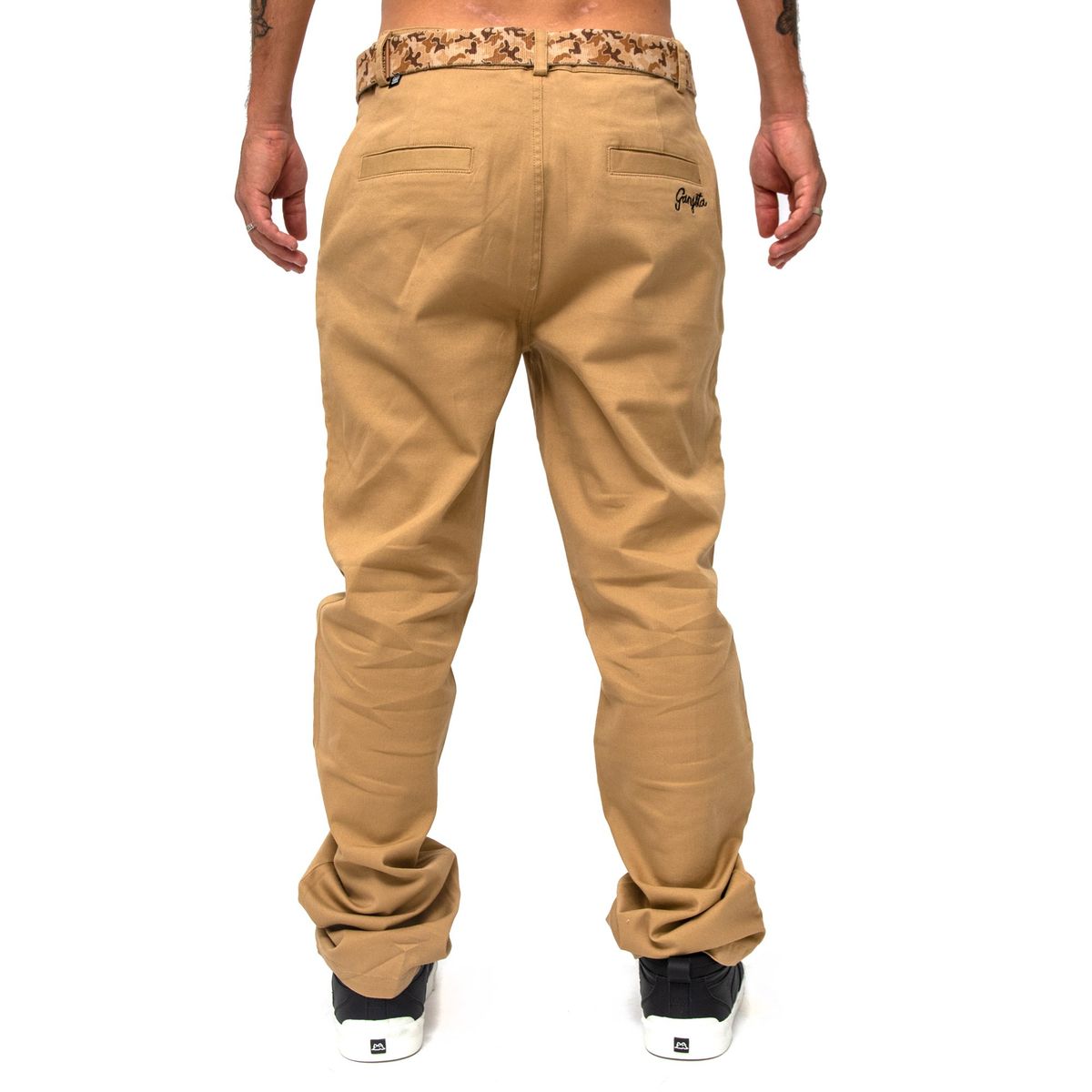 GANGSTA - Pantalón Chino Tan