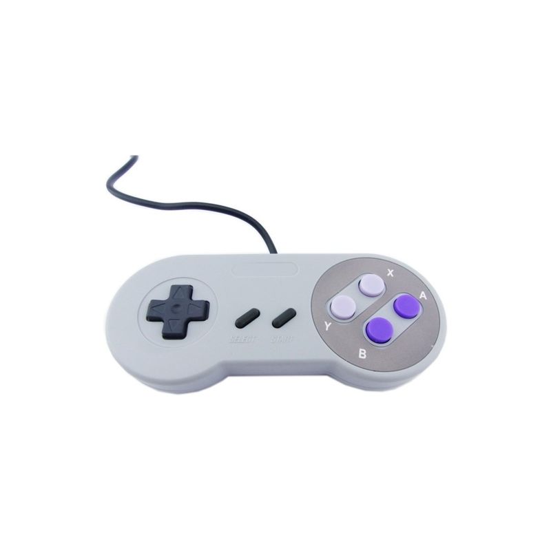 GENERICO - Control Joystick Usb Tipo Consola Retro 16-bits 8 Botones GENERICO