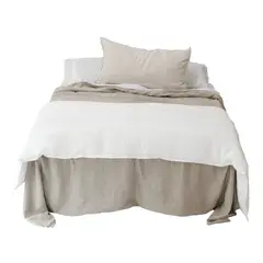 NATURALINO - Piecera Lino Maxi - 245x100 cms - Blanco -