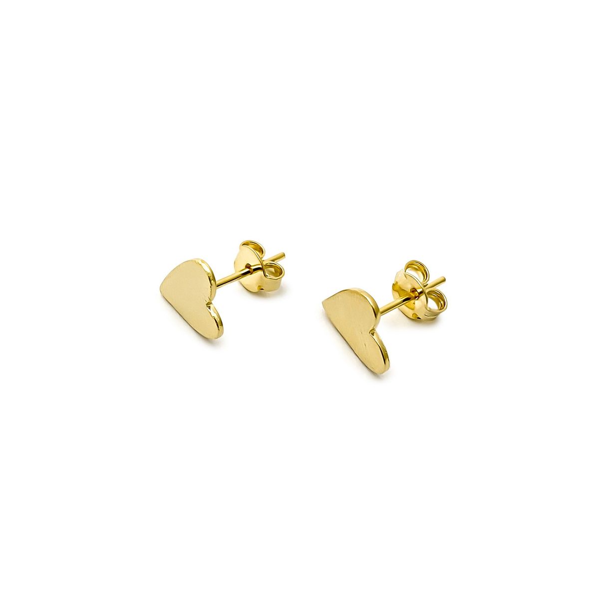 COGGIOLA - Aros Corazón Tierno Enchapado Oro 18K