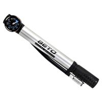 Bombin Mini Con Manómetro Aluminio