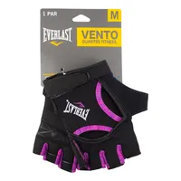 Guantes Fitness Vento Negro/Rosado Mujer