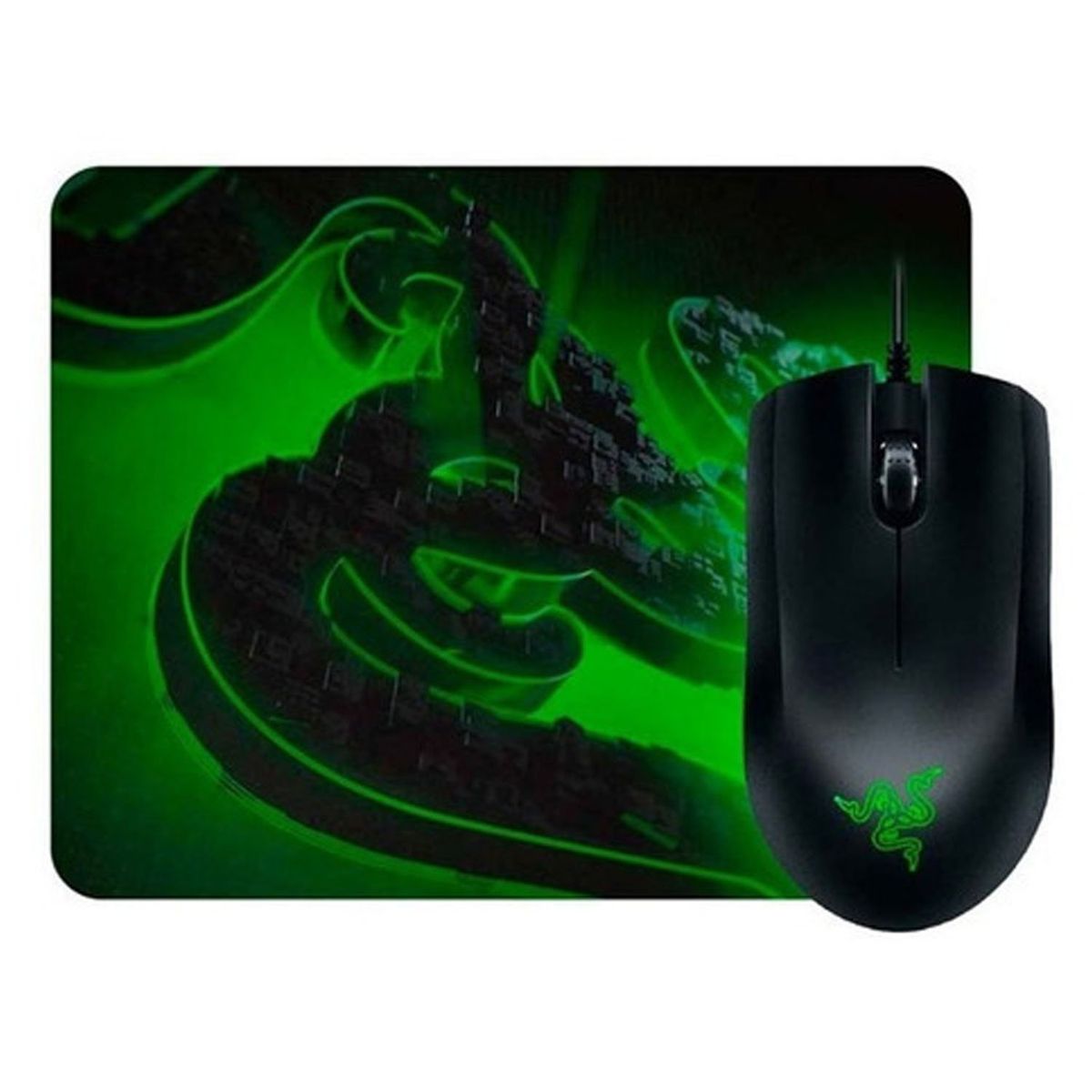 RAZER - Mouse Gamer Razer Abyssus + Goliathus Lite - Crazygames