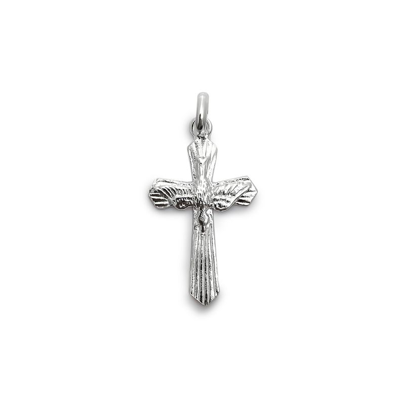 ANDREA COGGIOLA JOYAS - Colgante Cruz Espíritu Santo Plata Fina 925