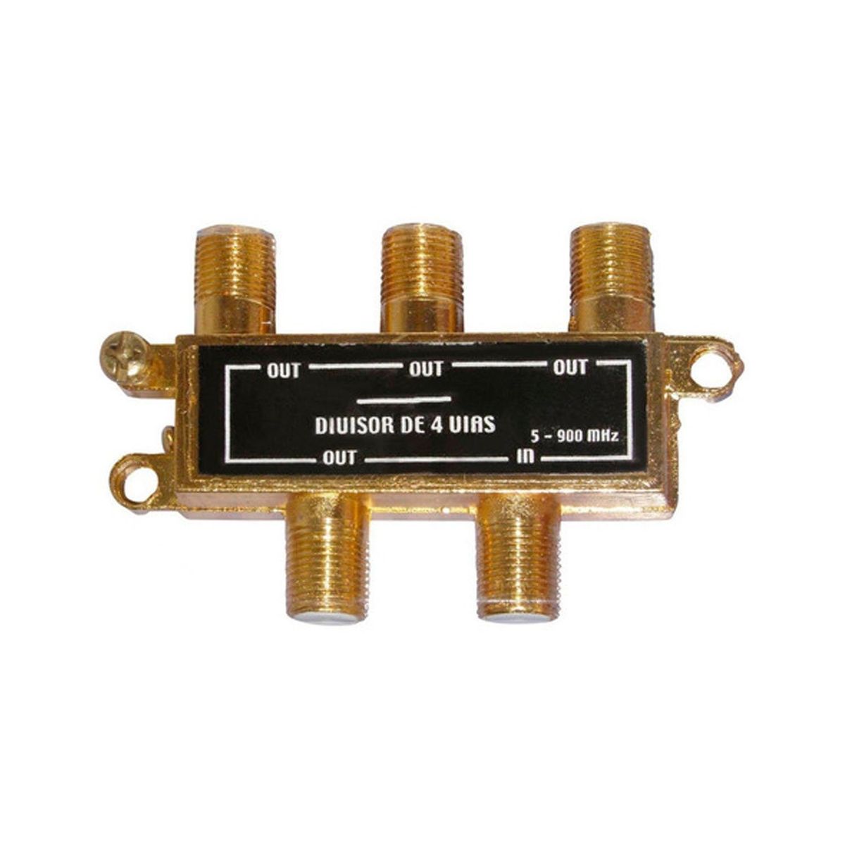 MACROTEL - Divisor De Señal Macrotel Ctv/vcr 4 Vías 75 Ohms- Crazygames